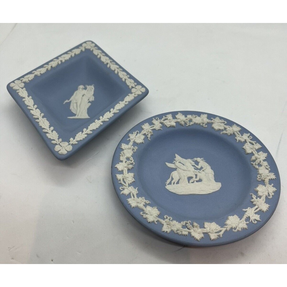Two‎ Wedgwood Small Plates Signed By John H. Wedgwood March 27, 1989